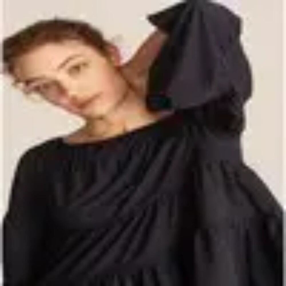 Rebecca Taylor Tiered Pique Top L - Picture 3 of 12